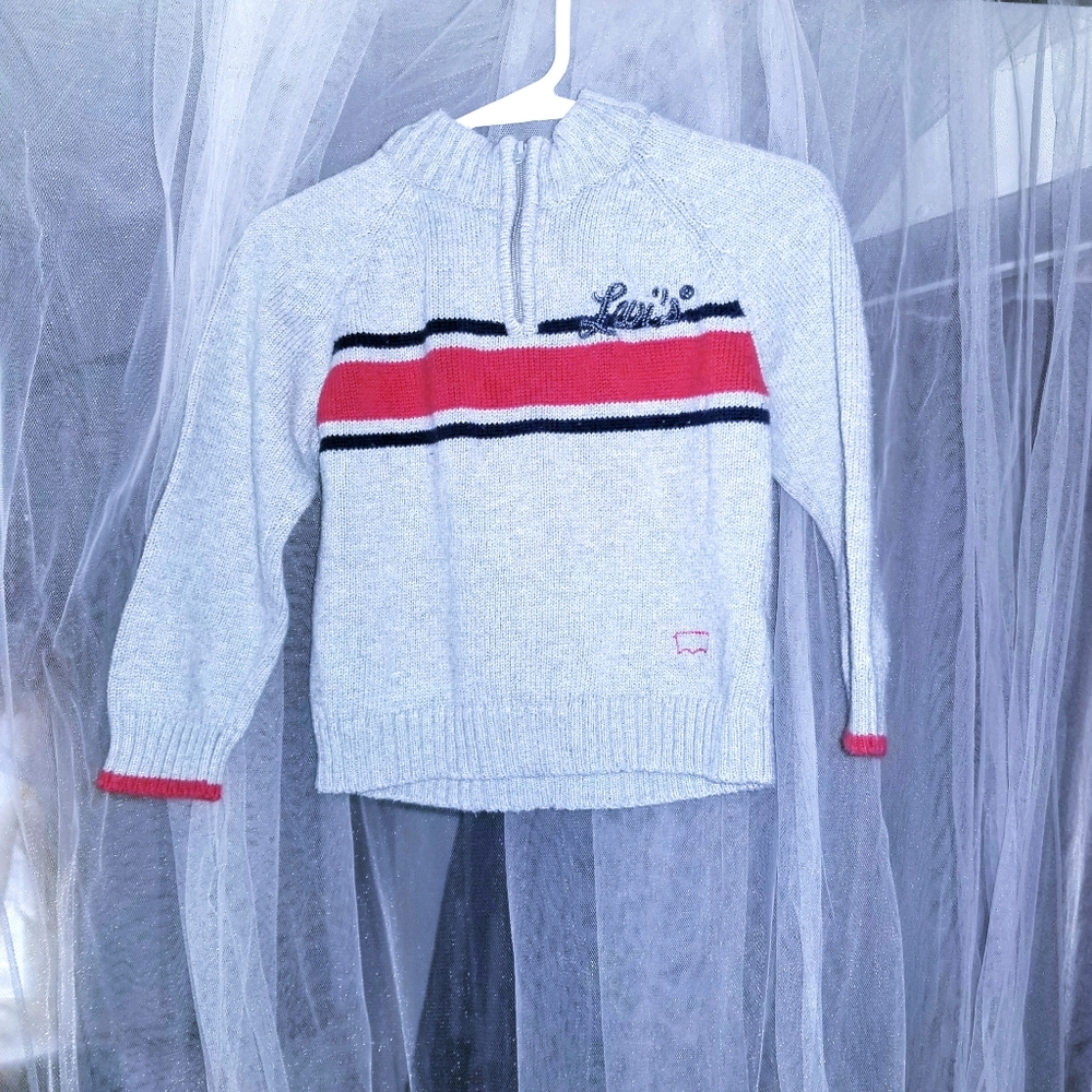 Sale. Levi's Quarter Zipper Sweater 24 months